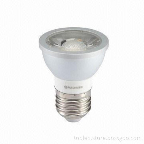 E27 6W LED Spotlight with 550lm Luminous Flux, 80Ra Color Rendering Index, CE/RoHS/FCC/PSE Mark